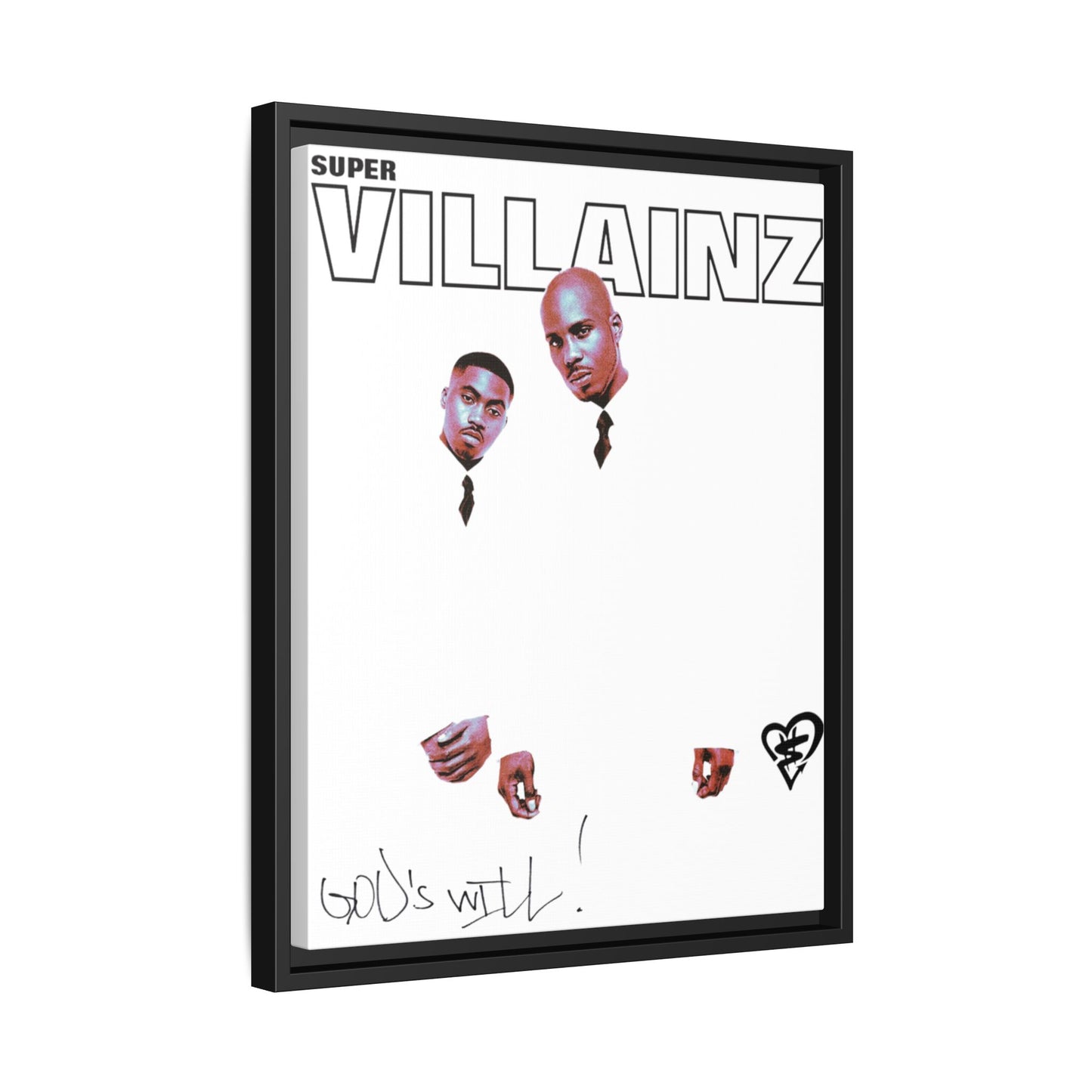 God’s Will Framed Canvas