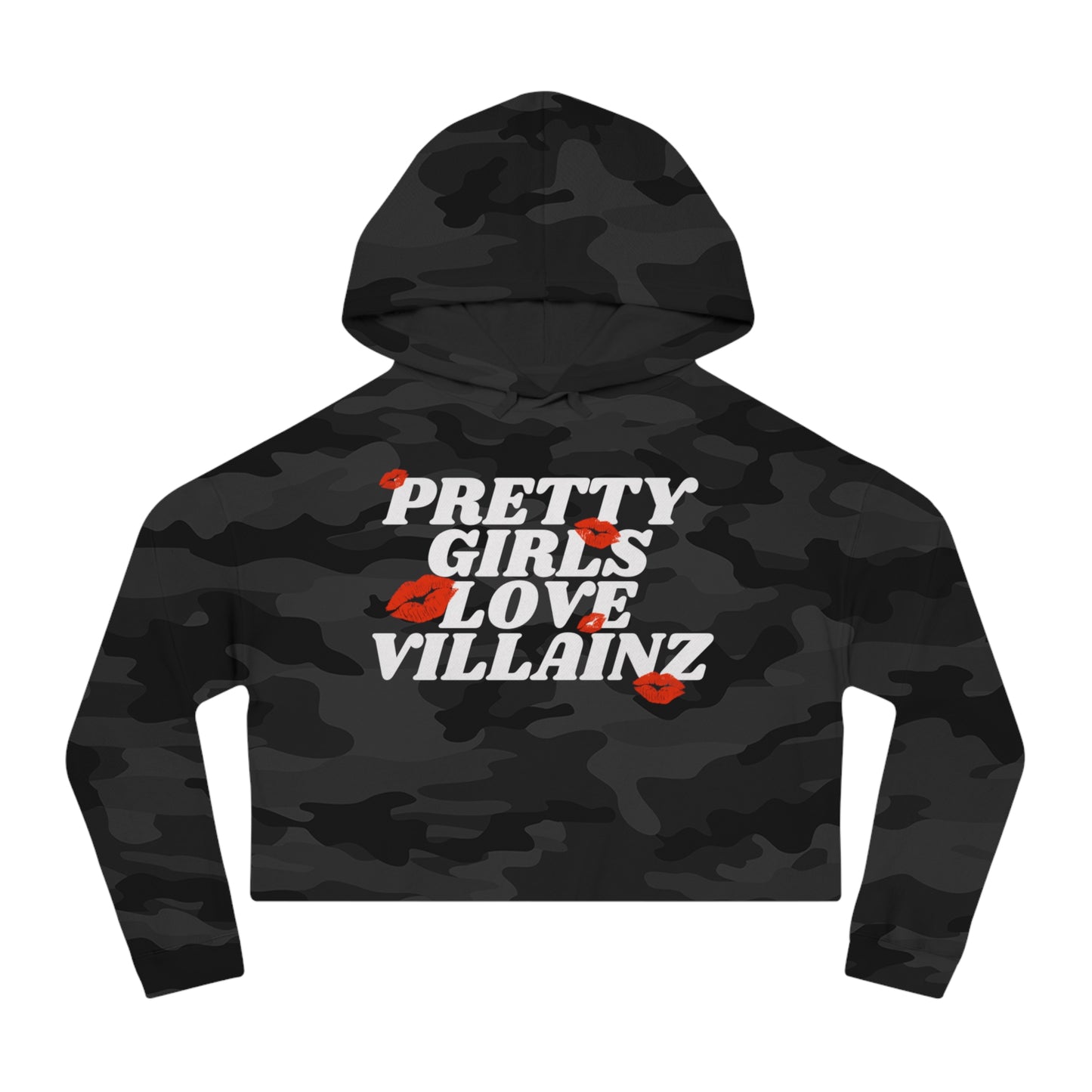PGLD Camo Crop Hoodie